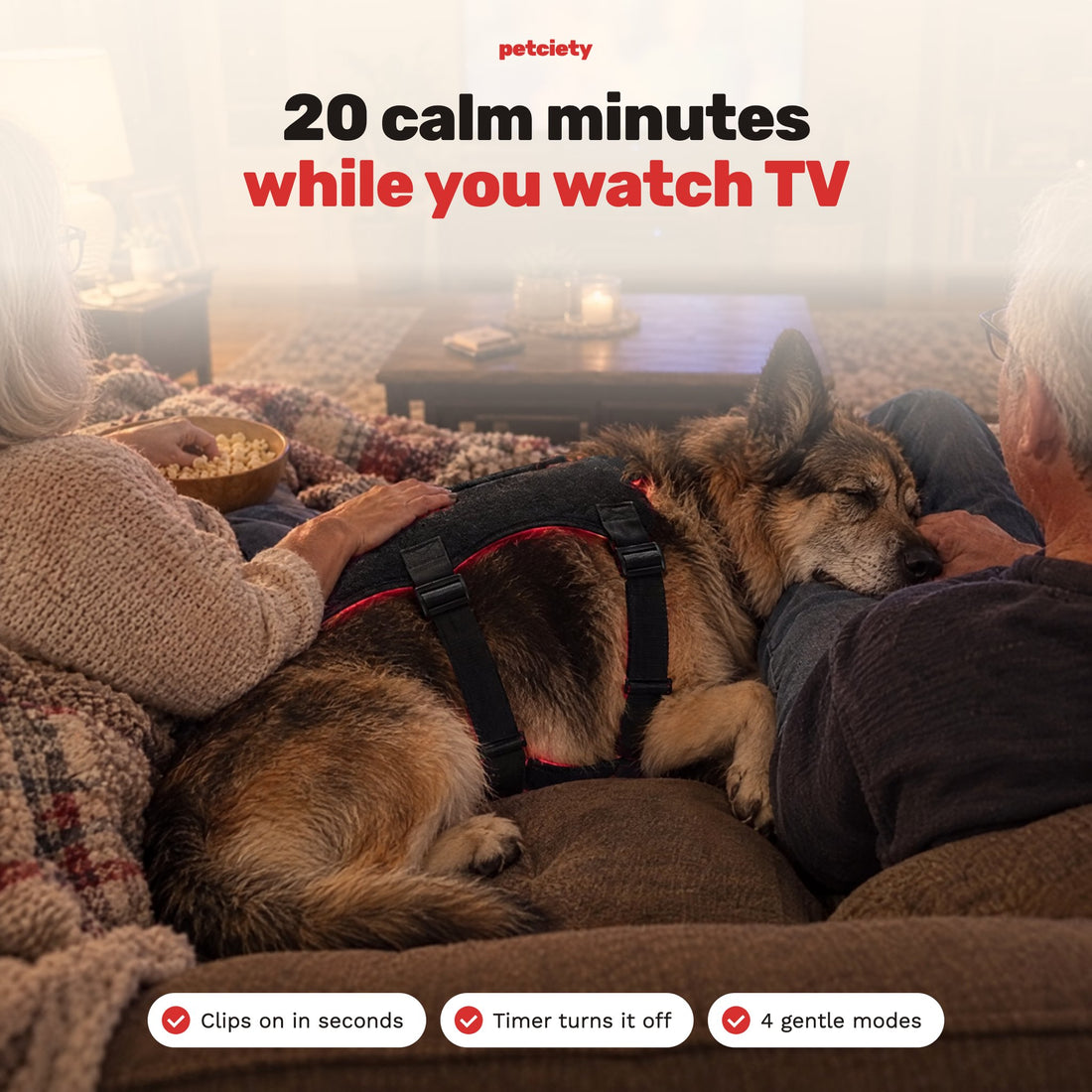 20 calm minutes while you watch TV