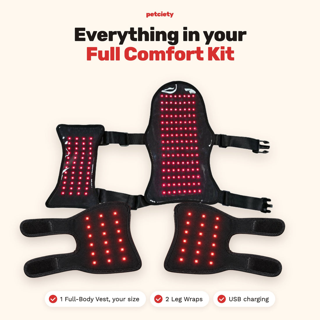 Everything in your Full Comfort Kit